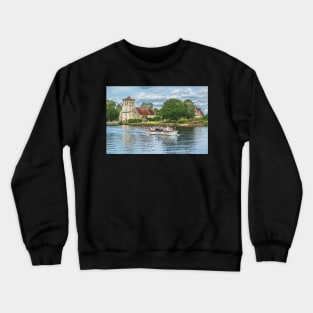 On The Thames At Bisham Crewneck Sweatshirt